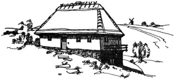 Хата кінця XVIII ст. з с. Яришів Вінницької обл.